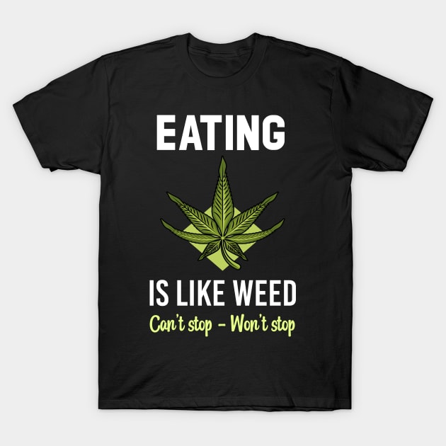 Cant stop Eating Eat Food Hungry Yummy Delicious T-Shirt by Hanh Tay